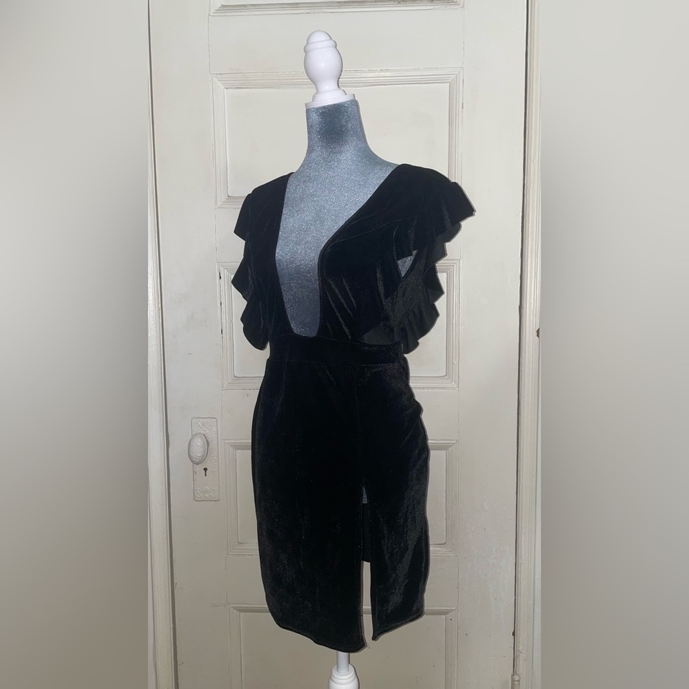 Black Velvet Dress